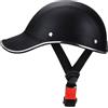 Bvizyelck Casco jets Moto Aperto, Casco Scooter Uomo Donna, Casco Da Moto Per Adulti, Casco Da Moto Aperto, Casco jets Classic, Casco Aperto Scooter Traspirante, Casco Motorino Vintage