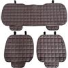 Susy Shop 3 Pezzi Coprisedile Universale Auto, Protezione Sedili 2 Anteriori e 1 Posteriore, Protector Comfort Cuscino Per Interni (Trapuntato Coffe)