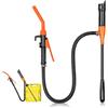 Neulriscn Pompa Trasferimento Liquido Pompa Multifunzione Alimentata a Batteria, Pompa Fino a 9 Litri (2,4 GPM) Al Minuto Pompa Portatile per Benzina, Diesel Acqua, Carburante (Arancione)