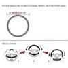 NYSAASDST Copri Volante Coprivolante Per Auto In Fibra Carbonio 38 Cm Per BMW X1 X2 X3 X4 X5 X6 X7 E36 E39 E46 E53 E60 E63 E82 E87 E90 E91 Copertura Volante(Nero)