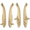 IUKMRT Auto Maniglia Interna Per BMW Serie 3 4 F30 F80 F31 F32 F33 F34 F35 F36 318i 320i 328i 330 4PCS Set Maniglia Per Porta Interna Auto All'interno Pannello Di Rivestimento Maniglia Interne Porta Auto(Bei