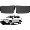 ZJIEX Tendine Parasole Auto Bambini Parasole Per Finestrini Laterali Per RAV4 XA40 2013-2018 Tendine Parasole Protezione UV Tende Magnetiche Nero,Rear-window-2PCS