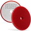 Garage Freaks Spugna per lucidatura - Foam Pad - Cuscinetto lucidante 150mm per piastra di supporto da 125mm - Velcro di alta qualità - Lucidatura ad alte prestazioni (Heavy Cut Foam Pad 150mm Rosso)
