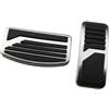 Pizgear Pedale freno, for Mitsubishi, for Pajero, for Shogun, for Montero V20 V60 V73 V77 V80 V87 V93 V97 1991~2021 Pedale freno AT MT Pedale auto Pedale della frizione(BLACK 2PIECES)