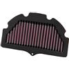 K&N Filtro Aria di ricambio compatibile con Suzuki GSXR600/750 2006-2010 (Racing) (SU-7506R)