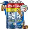 Clima Set Sostituto Gas R134a 3in1 2x235 g + tubo e adattatore per Climatizzatore Auto 1995-2016 - Refrigerante per Climatizzatore Auto - Gas per Climatizzatore Auto