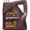 MANNOL Olio motore ENERGY 5W-30 Olio parzialmente sintetico olio 4 L Compatibilità con RENAULT Clio III Hatchback BR0/1, CR0/1 CLIO II BB0/1/2, CB0/1/2 Clio IV Hatchback BH, VW Polo Hatchback 6R1, 6C1