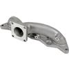 X-Parts Collettore turbo aggiornamento flangia turbo collettore in acciaio inox 1.4848 per Evo 500 595 695 1.4T Garrett GT1446 IHI VL36 /37 1034305