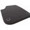 kh Teile - Tappetini in velluto per auto, lato guidatore, modello VW Polo, qualità originale, colore: nero