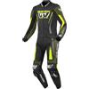 Berik Absolute GP2 Tuta in pelle da moto a due pezzi, nero/verde/giallo neon, 48