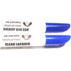 SD COLORS 12 ml Vernice Ritocco con Pennello e Vernice Trasparente - Boracay Blue (GQM) - Compatibile con Opel - Riparazione di Graffi, Scheggiature e Verniciatura