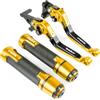 GAYANHU Kit leva di ricambio Per HONDA CBR600RR CBR 600 RR CBR600 RR 2003 2004 2005 2006 Moto Leve Freno Frizione Manopole Manubrio(Yellow)