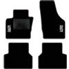 QUEMAR Tappetini Auto per Audi Q3 2011-2018, Bordo Antracite, 2 Ricami | Kit Tappeti Moquette e Gomma su Misura / Set 2 Anteriori + 2 Posteriori / Ricami e Colori Personalizzati / Antiscivolo