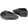Jeviuwi Calotta Specchietto Retrovisore Per Ford Per Kuga Per Fuga Per EcoSport 2013-2018 Per C-Max 13-17 Per S-Max 16-19 Retrovisore Laterale Della Copertura Specchio Copertura Specchio esterno(Carbon Look)
