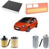 Somer Car kit tagliando 4 filtri compatibile con fiat grande punto 1.3 multijet 55 kw