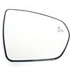 KVKQMLFEAW Side Mirror Glass Per 3008 SUV 5008 II 2016 2017 2018 2019 2020 2021 2022 Specchietto Retrovisore Riscaldato Grandangolare Con Angolo Cieco(Blind Spot Right)