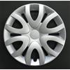 Rixto Kit di 4 copricerchi compatibili con RENAULT CLIO IV (modello 2012) - diametro 15