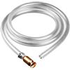 THUJMGH Pompa carburante elettrica Tubo flessibile a sifone per gas Valvola a shaker per pompa vergine per trasferimento di carburante benzina per Pompa per Gasolio