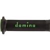 MES Domino COPPIA MANOPOLE BICOLORE VERDE/NERO PER MOTO STRADALI/RACING IN MATERIALE BICOMPONENTE Lunghezza: 120 mm e 125 mm Accessori: 97.5595.04-00
