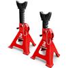 JKWQFBOYAN Cavalletti di supporto per auto, piattaforma di sollevamento per auto, cavalletto sollevatore per auto regolabile in altezza, rampa di accesso, cric per auto, portata 3 t, in ghisa, cavalletti di