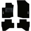 QUEMAR Tappetini Auto per Citroen C1 2005-2013, Bordo Perla, 2 Ricami | Kit Tappeti Moquette e Gomma su Misura / Set 2 Anteriori + 2 Posteriori / Ricami e Colori Personalizzati / Antiscivolo