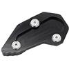 OPSREY Moto Cavalletto Piastra Cavalletto Laterale Supporto Del Piede Ingrandire Per BMW R1200R R1200RS 2015-2018 Refit Extender Accessori (Colore : Nero)