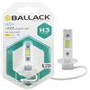 BALLACK Lampadina auto LED H3, +200% luminosità, 6500K, 14W, Senza Ventola, Canbus integrato