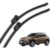 Generic Spazzole Tergicristallo Anteriori LHD Per Fiat 500X 2014-2023, Parabrezza, Pulizia Finestrini, Auto, Pioggia, 26+14