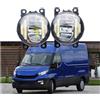 ESPYN Fanale Proiettore 2IN1 Design 30W H11 Auto LED Fendinebbia Gruppo Luce Diurna DRL Per Iveco Per Daily VI 2014 2015 2016 2017 2018 2019 2020 2021 2022 2023 Faro Principal(Fog Light and DRL A)