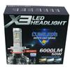 Generico KIT LED H 4 H4 LED Cree 6500K 6000 lumen 12V 24V Xenon Fari Auto DS