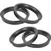 Carkio Anelli di centraggio per mozzo ruota da 73,1 a 56,6, OD: 73,1 mm, diametro interno: 56,6 mm, accessori per auto, mozzi ruota da 56,6 a 73,1, 4 pezzi