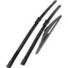 Generic Spazzola tergicristallo for Nissan Pulsar Tidda C13 2014-2023 26 14 12 Set spazzole tergicristallo anteriori e posteriori