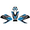 CYDJML Moto Serbatoio Adesivo Adesivo Per Serbatoio Carburante Laterale Per Moto Per Yamaha MT-09 2025-2024 Paraserbatoio Protezione(Colore 3)