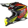 O'NEAL | Casco Motocross | MX Enduro | Standard di sicurezza ECE 22.05, Prese d'aria per una ventilazione e un raffreddamento ottimali | Casco 2SRS Rush V.22 | Adulto | Rosso Giallo Neon | Taglia M