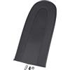 XMMT Copri bavaglino parafango sedile posteriore in pelle PU nera per Harley Fat Boy Softail Heritage Classic Slim Sport Glide 2018-2020
