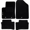Lupex Shop TPMIS3FIX_.14 Tappetini Auto con Lo per del 2014 con 3 Clip