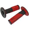 Progrip Rivestimento Maniglia ProProrip off Road 801, Doppia densità, Base Nero-Rosso, 115 mm (Coppia) (Cross-MX)