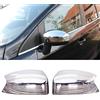 Philtrade Cofanetti Retrovisori Cromati adatti per FORD KUGA I | FORD C-MAX II | FORD S-MAX I | FORD GALAXY II Acciaio Inox 2 set Coperchi specchio esterni