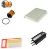 AOQ ORIGINAL QUALITY AOQ - KIT TAGLIANDO 4 FILTRI COMPATIBILI CON FIAT PANDA (169) 1.3 D MULTIJET 1.3 4X4((EURO 5))