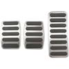 Ldtbmdj Copripedale poggiapiedi Per Suzuki Per Splash Per Ignis Per Kizashi Per Sidekick Per Samurai Pedali per auto Copri pedale acceleratore/freno Kit pedali per auto(3Pc MT)