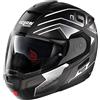 NOLAN N90-3 Comeback N-Com Casco (White Matt/Black,L (60/61))