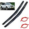 Autopixl Tergicristallo Ibrido Tergicristallo Anteriore Compatibile con Toyota Land Cruiser Prado 120 2002-2009 Spazzole for Parabrezza Parabrezza 2221