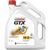 CASTROL Olio motore GTX 5W-30 Olio sintetico Olio 5 L