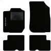 QUEMAR Tappetini Auto per Dacia Duster 2010-2017, Bordo Nero, 1 Ricamo