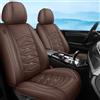 Succpov Coprisedi Auto Universali per Mazda CX3 CX5 CX7, Mazda 3, Mazda 6, Speed3 Speed6 Protege5 Tribut, Cuscini in Pelle Napa per 5 Posti, Set di Protezione Completa