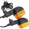 Uhngw Indicatori di direzione per motocicli, Indicatori di direzione per motocicli | Indicatore lampeggiante Lampada indicatore di direzione per moto | Frecce per moto anteriori e posteriori sicure e