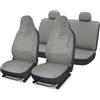 Auto Accessori Lupex Coprisedili Compatibili per Citroen C1 2005-2022 | Kit completo, Made In Italy, Copri poggiatesta anteriori integrato, Policotone, Grigio Chiaro
