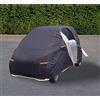 Auto Accessori Lupex - Telo copriauto felpato impermeabile, resistente alle intemperie, compatibile per Smart 453, in tessuto PVC, con zip laterale, da esterno e interno