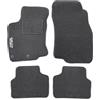 Auto Accessori Lupex Tappetini Auto Compatibili con Qashqai serie 2 | Set 4 Pezzi Anteriori e Posteriori, 2 Clip di Fissaggio, Tappeti Sagomati in Moquette, con Ricamo Lato Guida, Antiscivolo