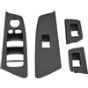 Tjxtixle Maniglia Interna Portiera Per BMW Serie 5 M5 G30 G31 F90 2017 2018 2019 2020 LHD Pannello Pulsanti Interruttore Alzacristalli Anteriore Posteriore Porta Auto Auto Maniglia Interna(Black-4Piece)